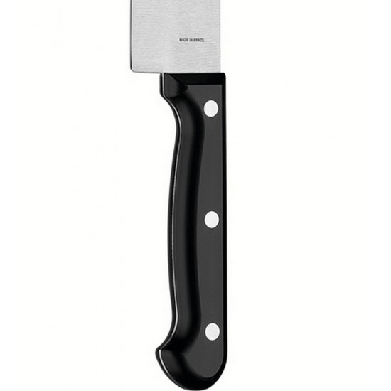 Faca Chef 7" Tramontina Ultracorte Com Lâmina Em Aço Inox E Cabo De Polipropileno Preto